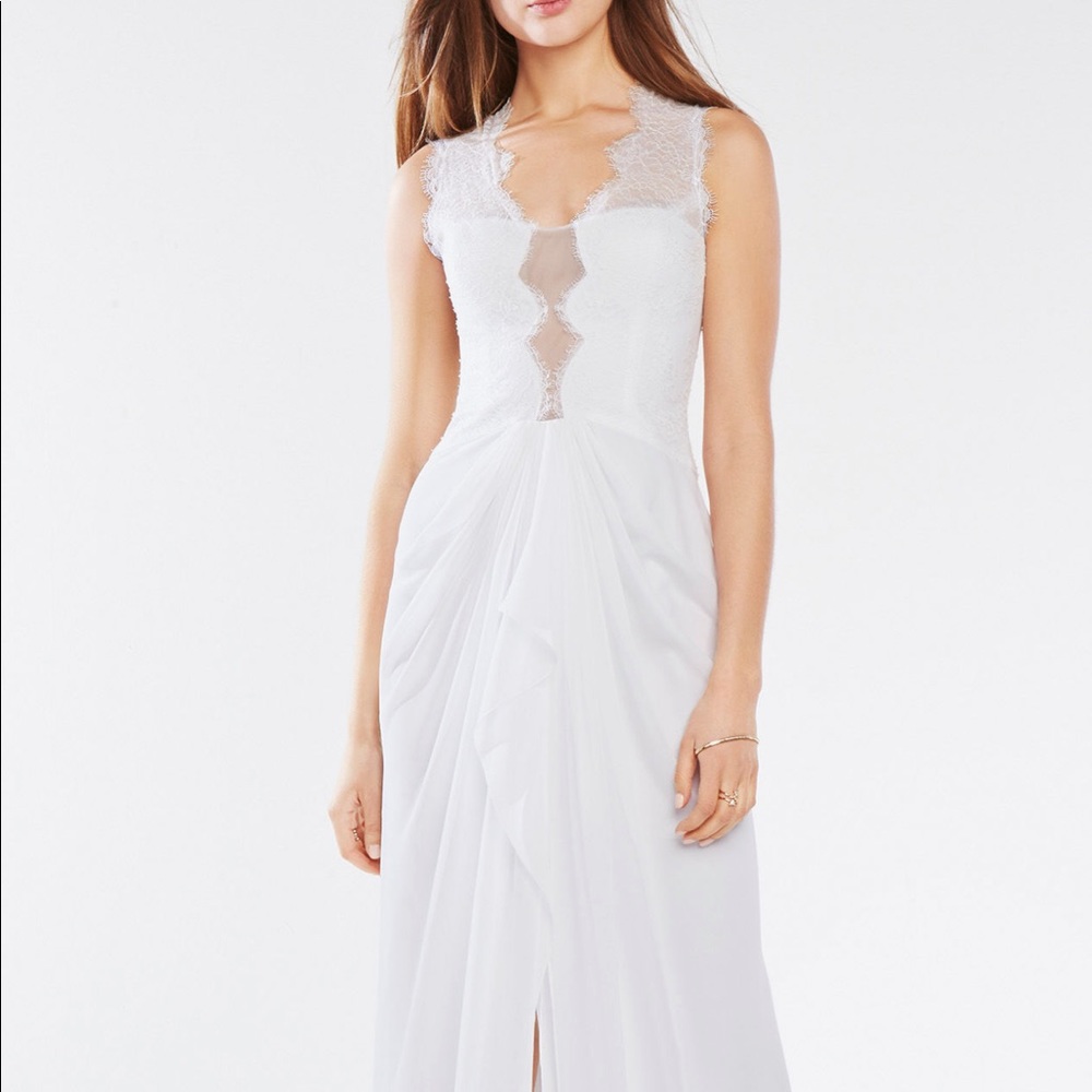 BCBG MaxAzria Brandy Dress white NWT size 0